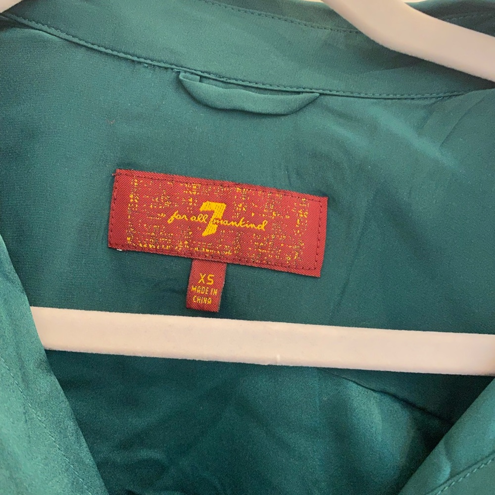 For All Mankind Green Button Up View 2